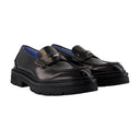 Loafers Versace Leather Black