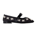 Gianni Ribbon Flat Shoes Versace Leather Black