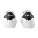 Sneakers Versace skórzany biały