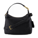 Hobo الكتف حقيبة Versace Leather Black