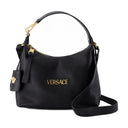 Hobo الكتف حقيبة Versace Leather Black