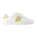 Free Bio Sneakers Versace Silk White