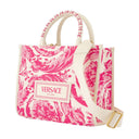 Bolso de compras versace cuero rosa