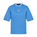 Medusa T Shirt Versace Cotton Blue