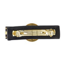Hair Clips Versace Leather Black