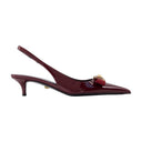 T.45 Pumps Versace Leather Burgundy