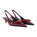 T.45 Pumps Versace Leather Burgundy