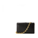 Greca Goddess Wallet On Chain Versace Leather Black