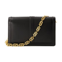 Greca Goddess Wallet On Chain Versace Leather Black