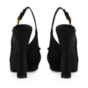 Slingback Pumps Dolce&Gabbana Satin Black