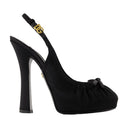 Slingback Pumps Dolce&Gabbana Satin Black