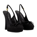 Slingback Pumps Dolce&Gabbana Satin Black