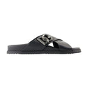 Casual Sandals Dolce&Gabbana Leather Black