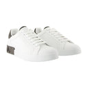 Sneakers Portofino Dolce e Gabbana in pelle bianca