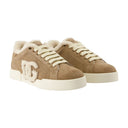 Portofino Light Sneakers Dolce&Gabbana Leather Beige