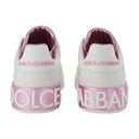 Portofino Sneakers Dolce & Gabbana White/Pink Leather
