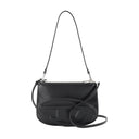 1 Dr Twin Shoulder Bag Diesel Leather Black