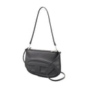 1 Dr Twin Shoulder Bag Diesel Leather Black