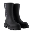 Zapatillas Reboot Rainy Days Off White Cuero Negro