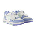 Out Of Office Sneakers Off White Leather Blue