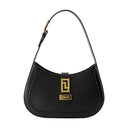 Greca Goddess Small Hobo Bag Versace Leather Black
