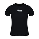 T Shirt Mm6 Maison Margiela Cotton Black