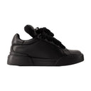 Portofino Sneakers Dolce&Gabbana Leather Black