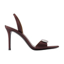 Pumps Giuseppe Zanotti Silk Burgundy