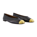 Punta Amanda Ballerinas Giuseppe Zanotti Leather Black