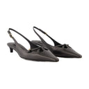 Slingbacks dolce & gabbana läder svart
