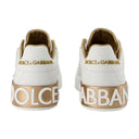 Portofino Sneakers Dolce & Gabbana Gold Dust Leather