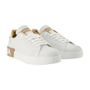 Portofino Sneakers Dolce & Gabbana Gold Dust Leather