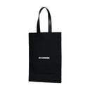 Book Tote Bag Jil Sander Cotton Black