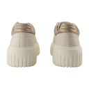 H Stripes Sneakers Hogan Leather Beige