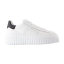 H Stripes Sneaker Hogan Leather White