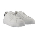 H条纹新运动鞋Hogan Leather White