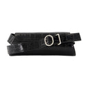 Cannolo petit sac à main Jil Sander en cuir noir