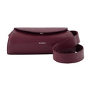 Cannolo Mini Purse Jil Sander Leather Bourgogne