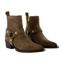 Debbie Boots Golden Goose Deluxe Brand Leather Khaki