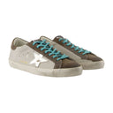 Super Star Sneakers Golden Goose Deluxe marka skórzana khaki