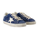 Super Star Sneakers Golden Goose Deluxe Brand Cuir bleu