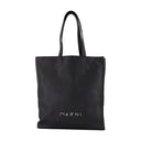 Museo Soft Nuevo Bolsa de Comprador Grande Marni Cuero Negro