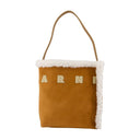 Museo mini comprador bolso marni cuero marrón