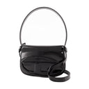 1DR -Umhängetasche Dieselleder schwarz