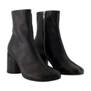 Ankle Boots Mm6 Maison Margiela Leather Black