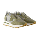 Tropez Haute Low Sneakers Philippe Model Nylon Khaki