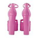 Tatiana Platform Sandals Paris Texas Flamingo skóra