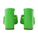 Holly Anja Mules Paris Texas Kiwi Leather