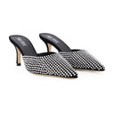 Hollywood 75 Mules Paris Texas Black Diamond