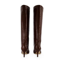 Stiletto 60 Boots Paris Texas Leather Chocolat